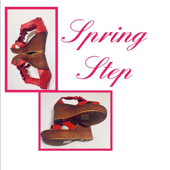 Patrizia by Spring Step Wedge Scandal Sz 37 - Picture 4 of 8